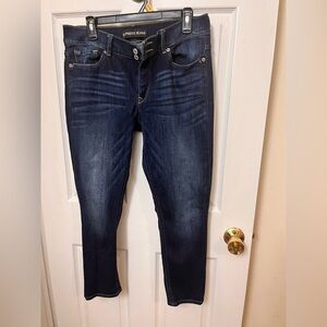 Express Women's Deep Blue Mid Rise Legging